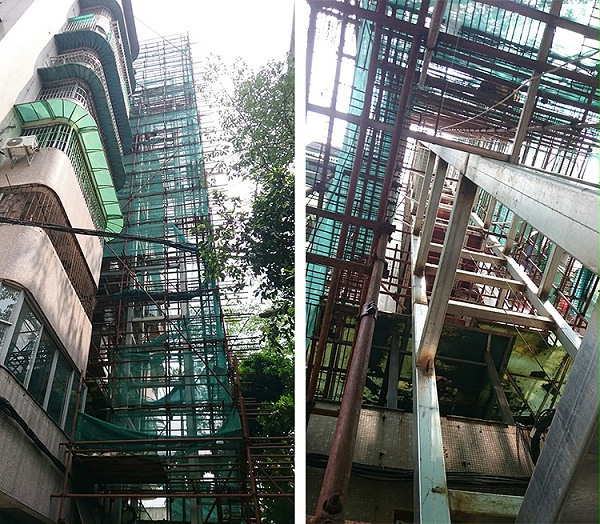 广州市海珠区新港中路鸿运花园西二街旧楼电梯加装项目